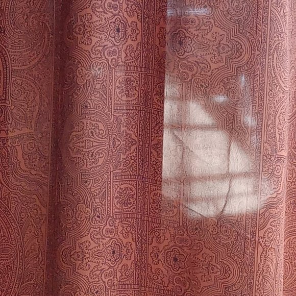 Brown and black sheer graphic Italian dress - Picture 6 of 11